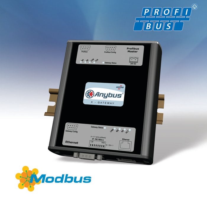 Conexión de redes Profibus y Modbus-TCP con una Anybus® X-gateway™